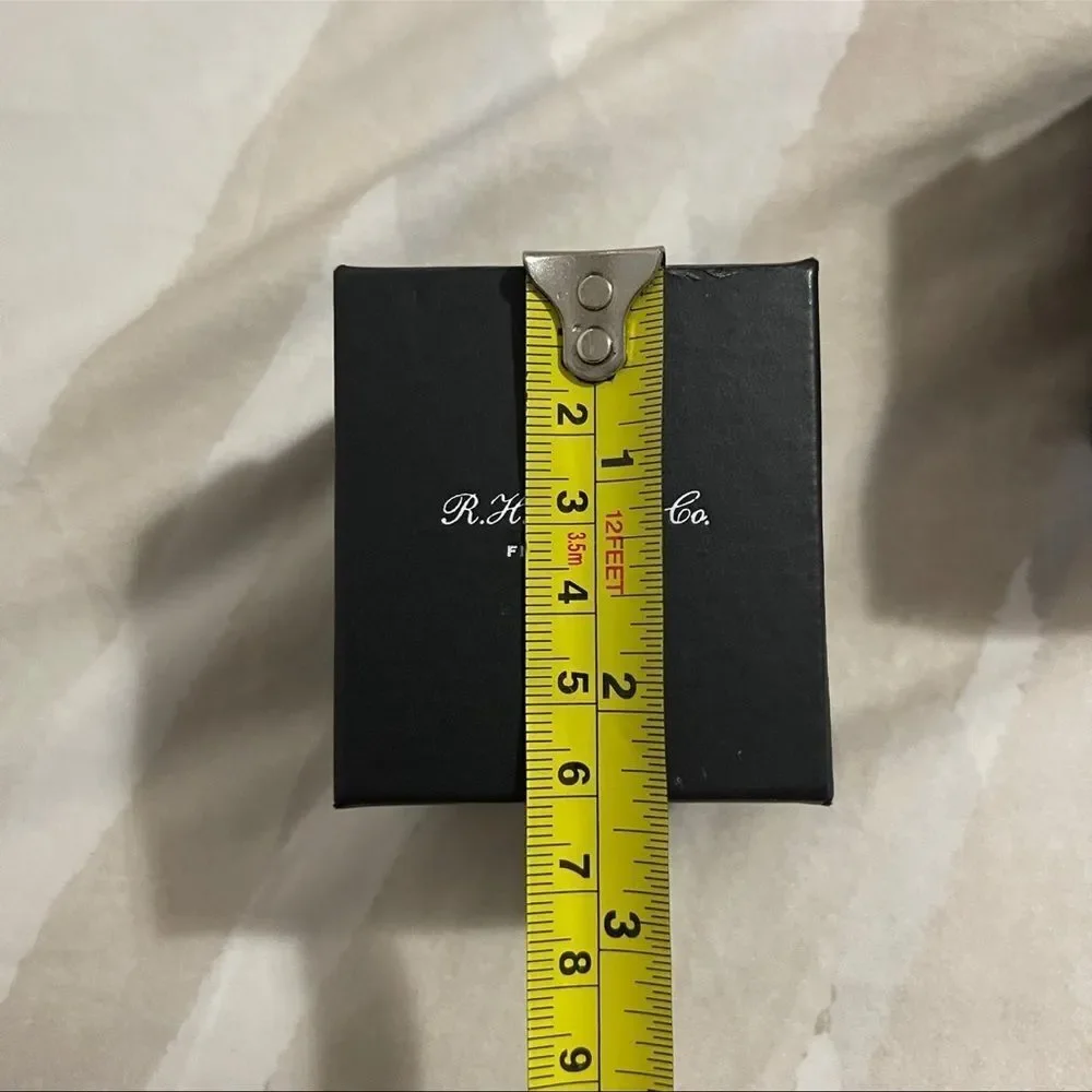 Macy’s 2” x 2.5” Black Jewelry Gift Box
